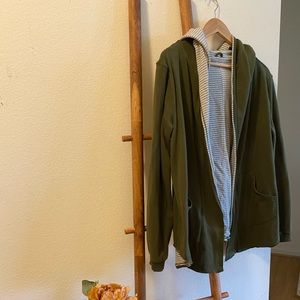 Oversized Sweatshirt Jacket
